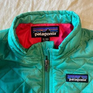 Patagonia Coat Jacket teal 12-18mo